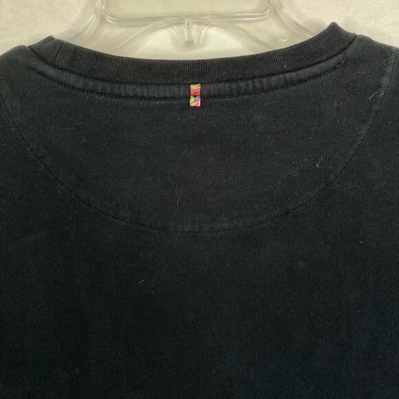 Pretty Green Men's Black Long Sleeve Crew Neck Pullover Sweater Size Small - Picture 4 of 7